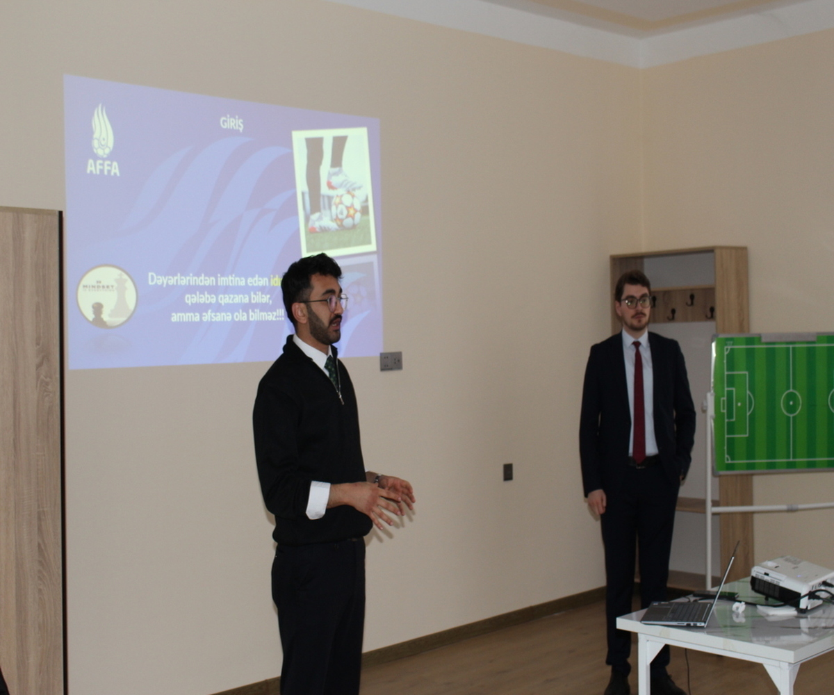 Gənc futbolçularımız dürüst oyun prinsipləri ilə tanış olublar: Yevlaxda seminar