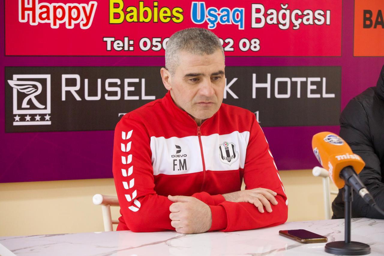 "Karvan"ın baş məşqçisi: "Futbolçularıma döyüşkənliyə görə təşəkkür etdim"